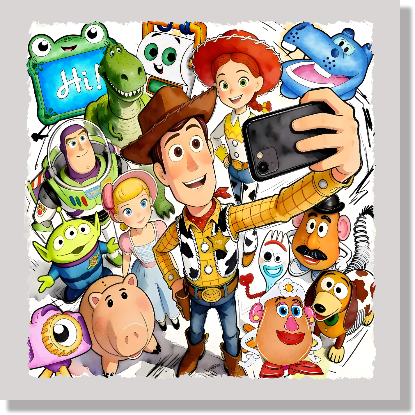 Toy Story 5 Selfie DTF Transfer