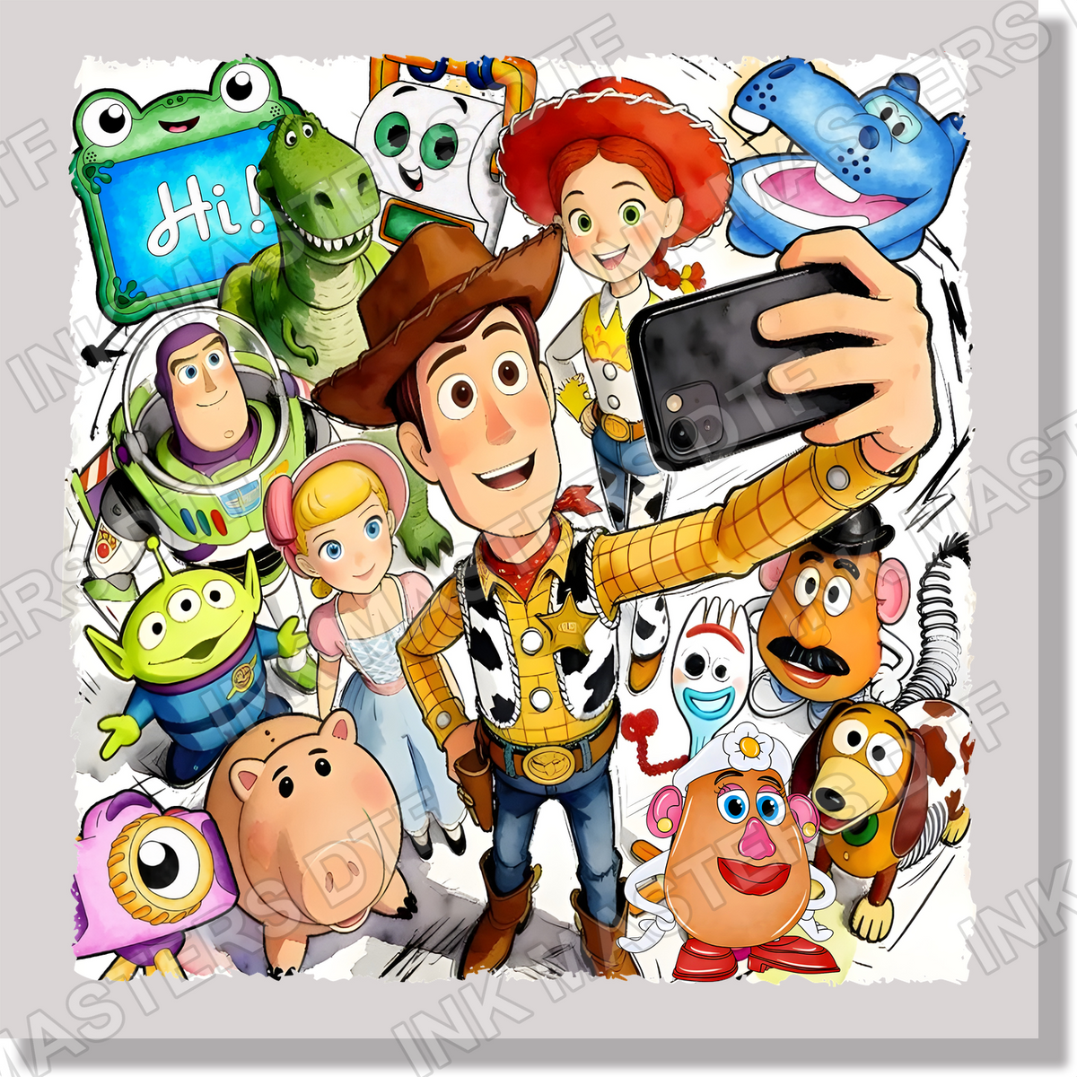 Toy Story 5 Selfie DTF Transfer