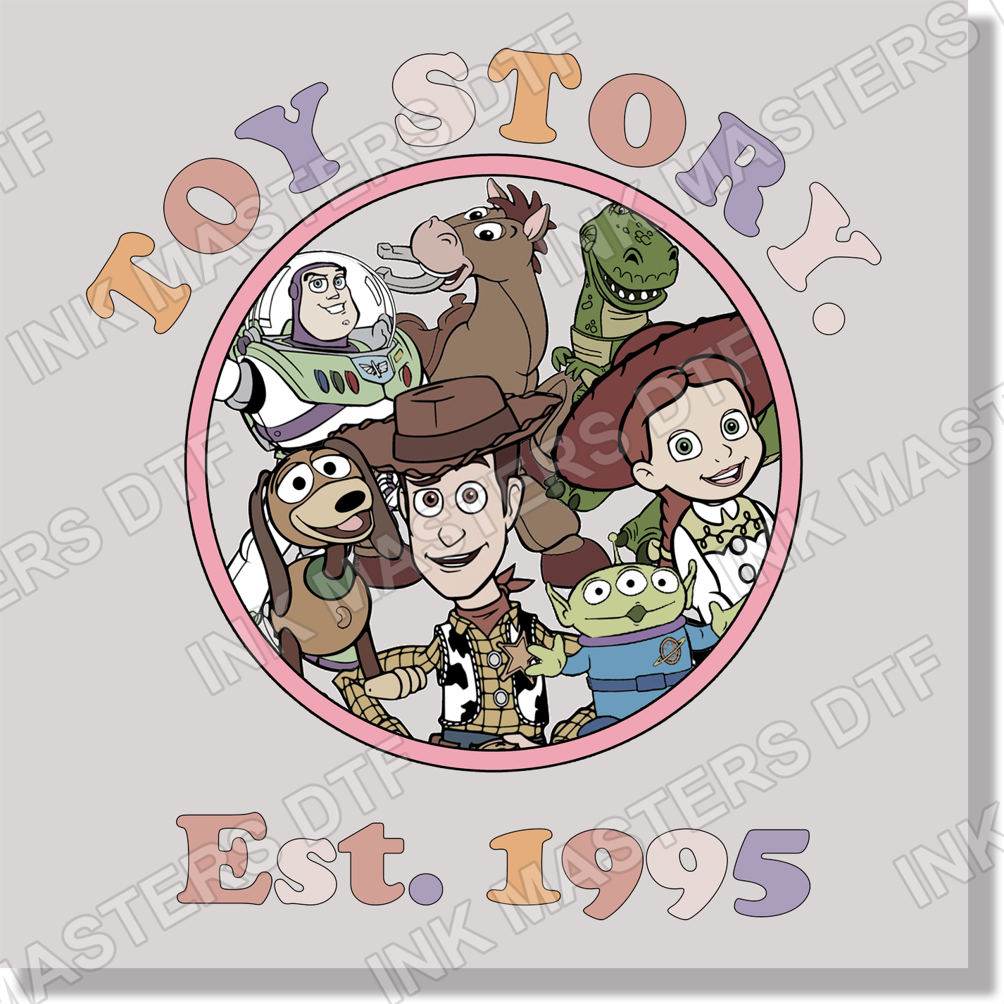 Toy Story & Co. Est. 1995 DTF Transfer