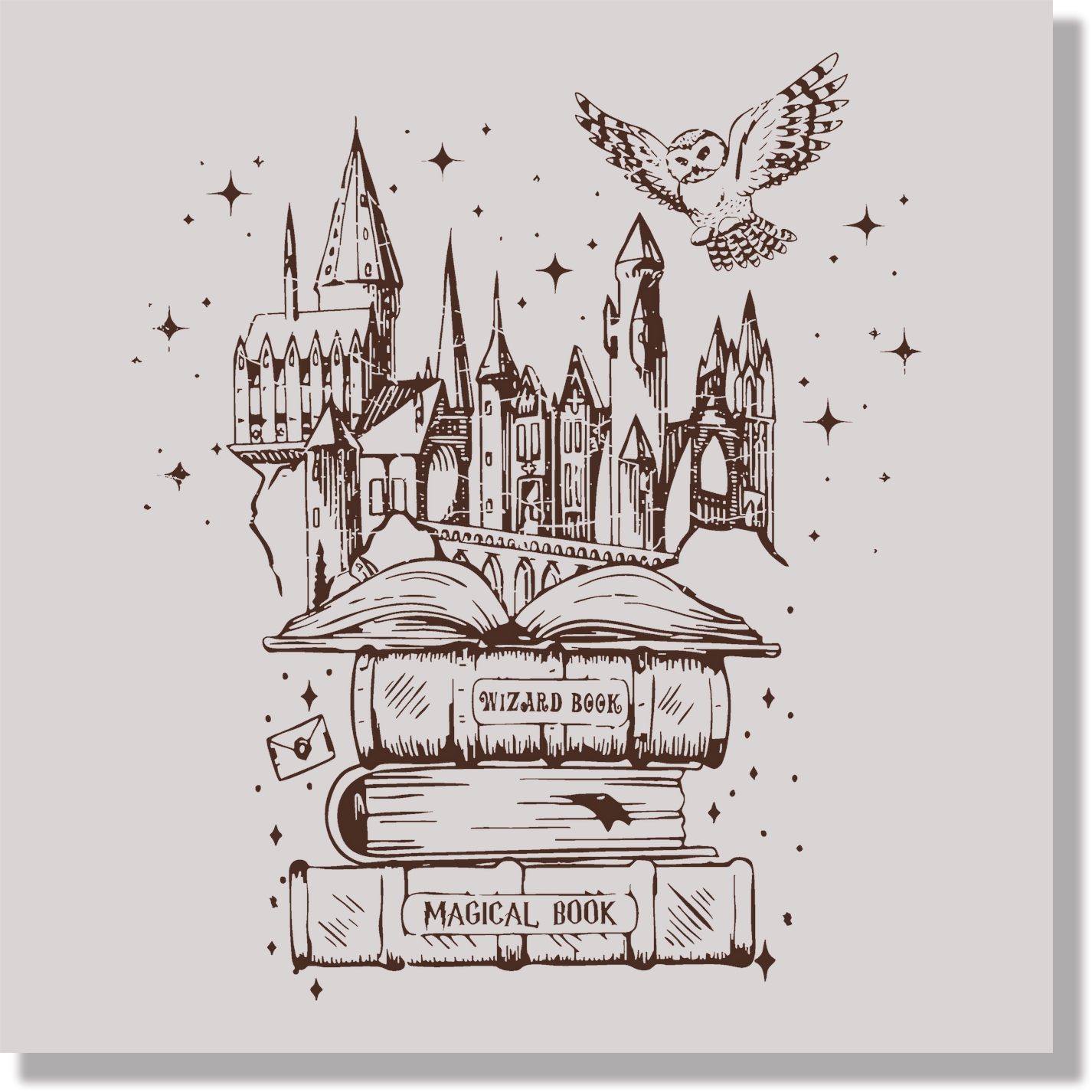Universal Studios Wizard Castle Harry Potter DTF Transfer