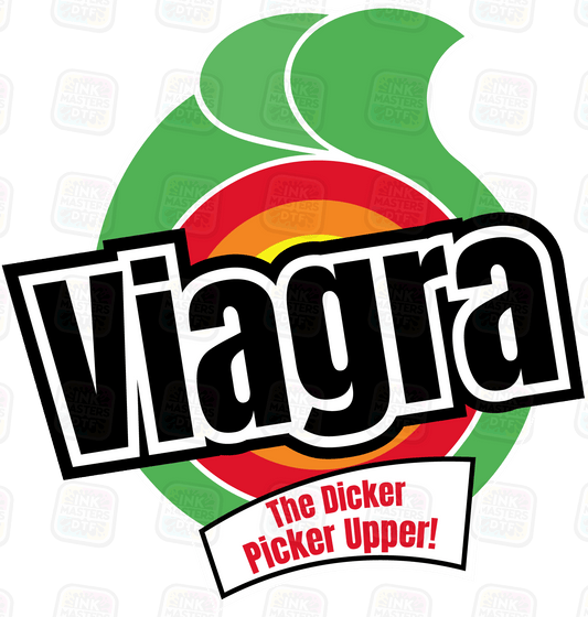 Viagra The Dicker Picker Upper DTF Transfer - Ink Masters DTF