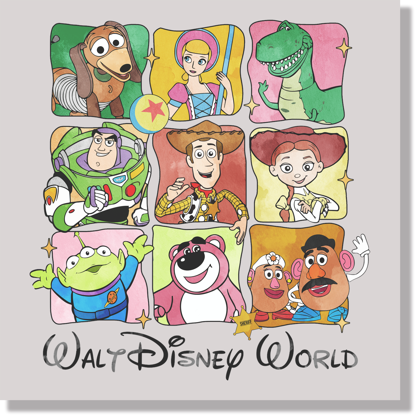 Walt Disney World Toy Story DTF Transfer