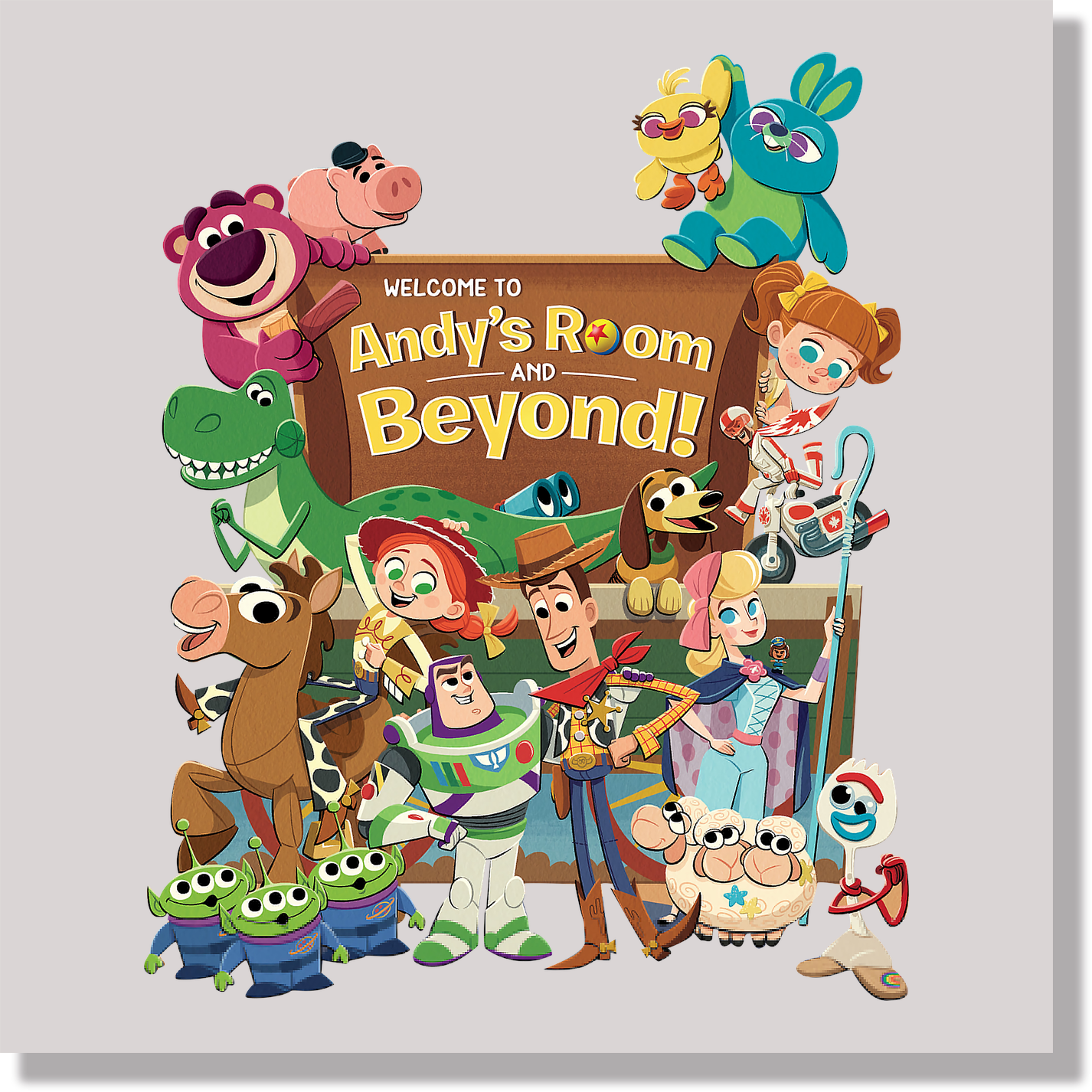 Welcome To Andy's Room And Beyond Toy Story DTF Transfer