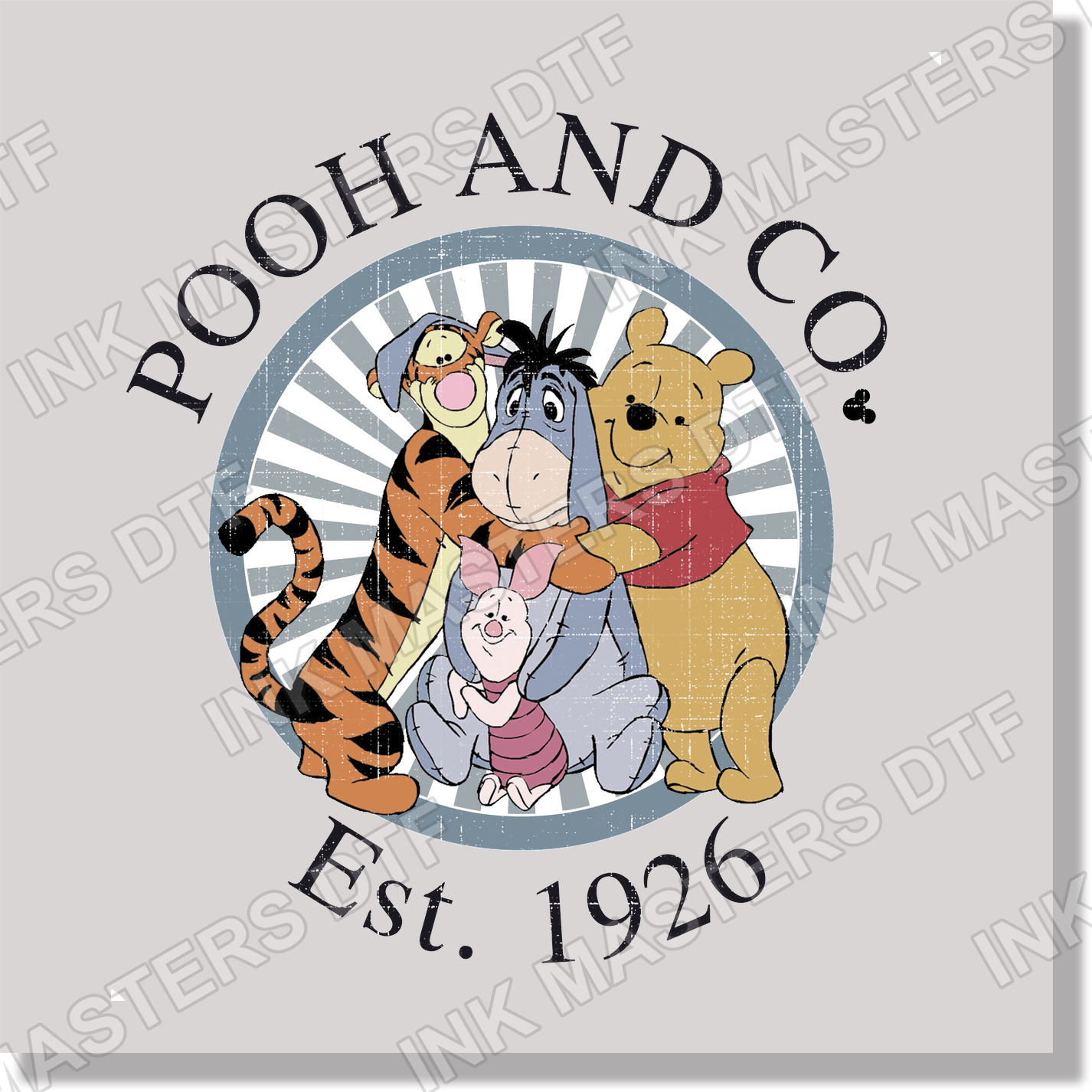 Winnie The Pooh & Co 1926 DTF Transfer