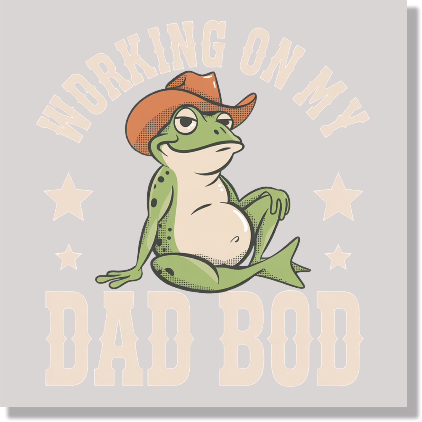 Working On My Dad Bod DTF Transfer