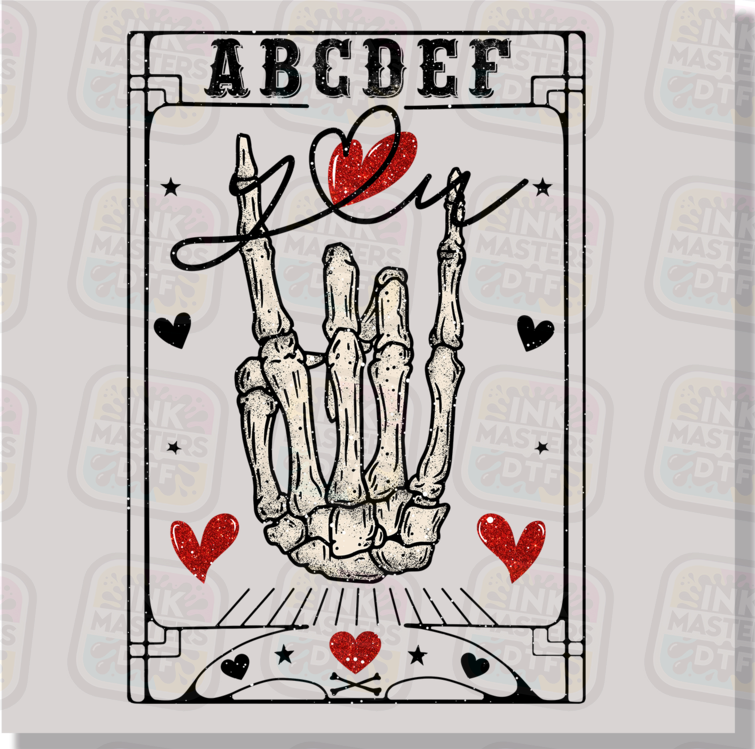 Abcdef You DTF Transfer - Ink Masters DTF