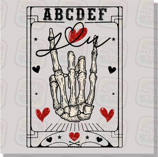 Abcdef You DTF Transfer - Ink Masters DTF