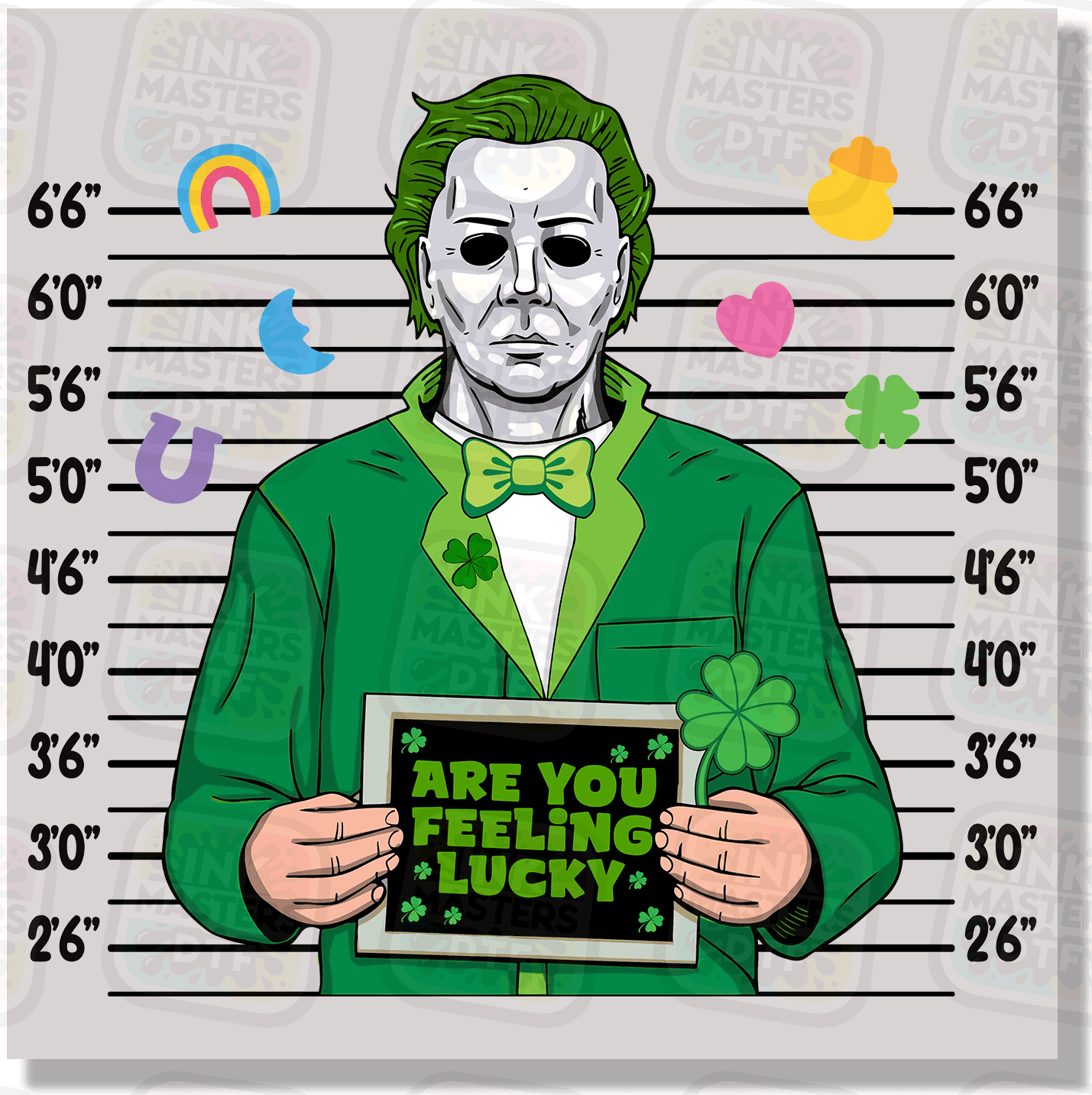 Are You Feeling Lucky DTF Transfer - Ink Masters DTF