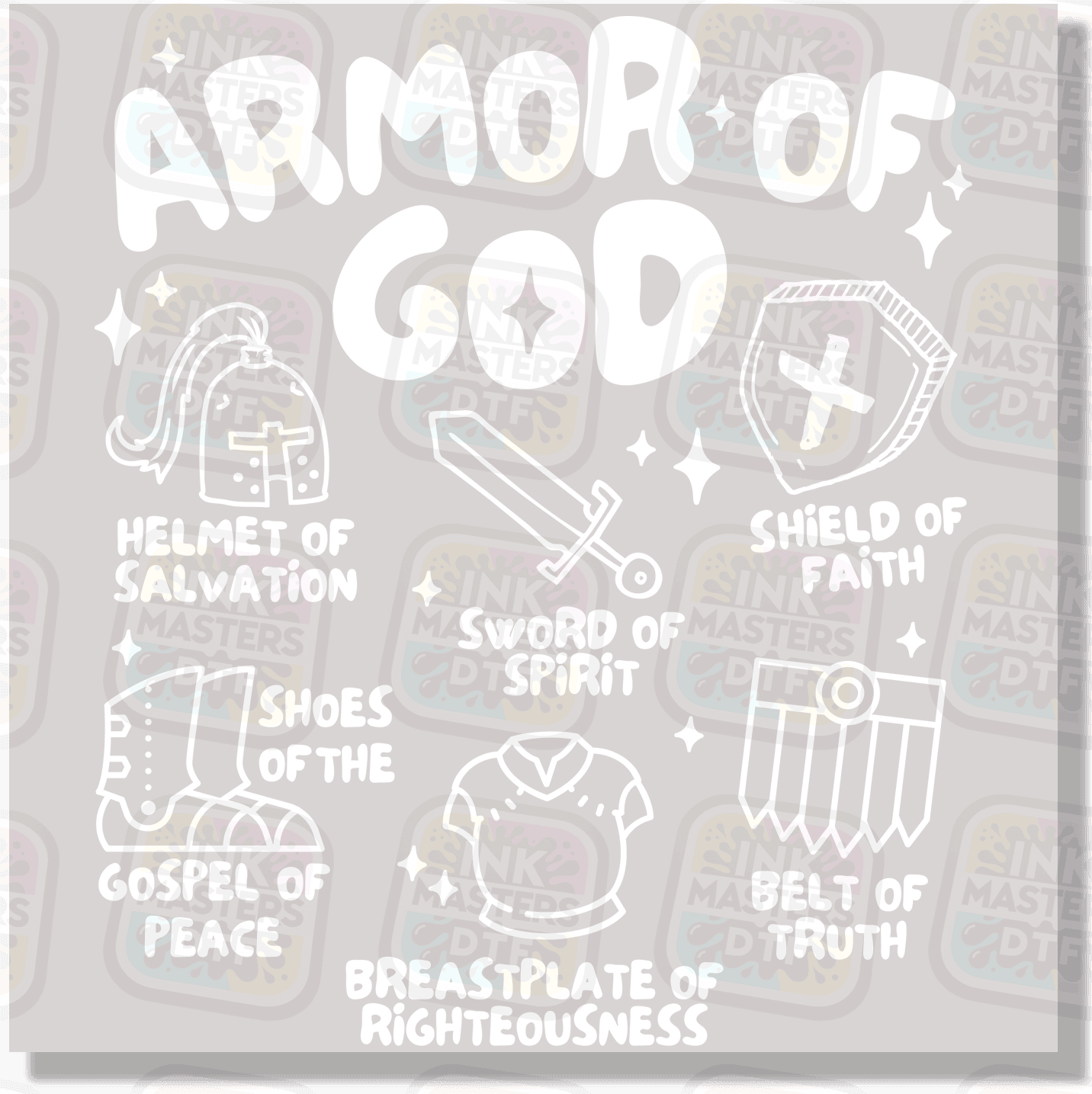 Armor Of God DTF Transfer - Ink Masters DTF