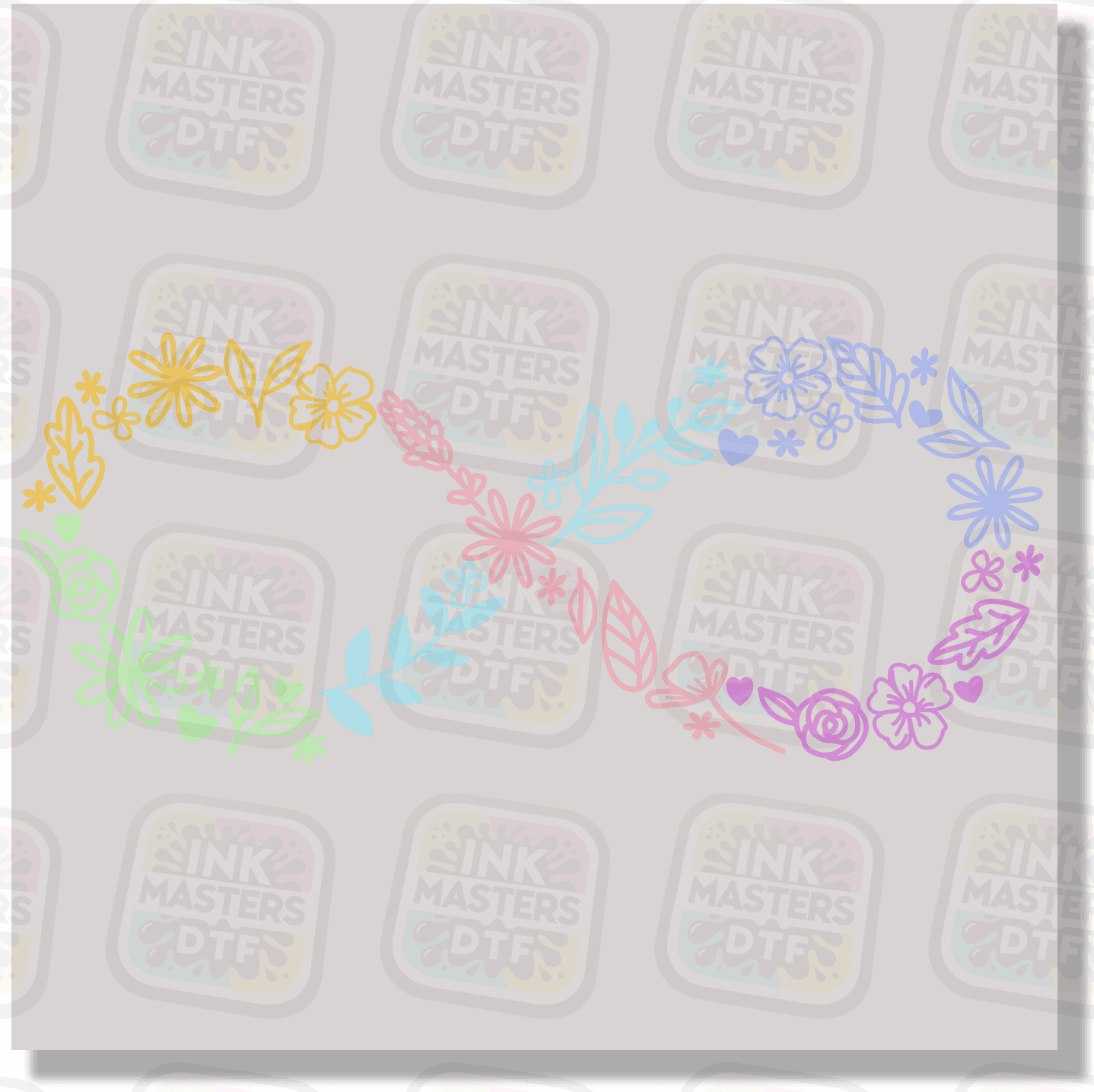 Flower Infinity DTF Transfer - Ink Masters DTF