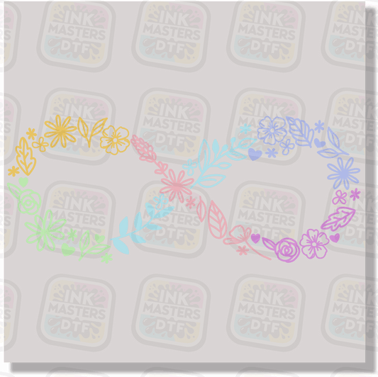 Flower Infinity DTF Transfer - Ink Masters DTF