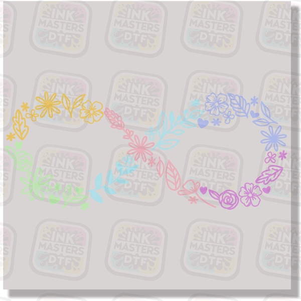 Flower Infinity DTF Transfer - Ink Masters DTF