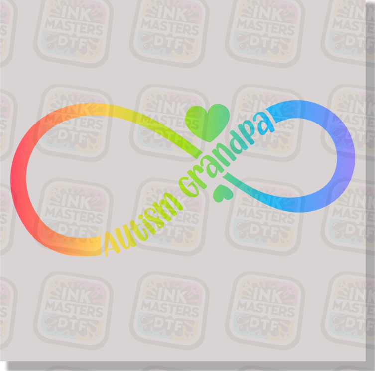 Autism Grandpa DTF Transfer - Ink Masters DTF