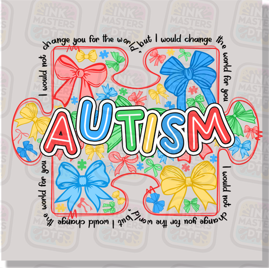 Autism Awareness Puzzle Piece DTF Transfer - Ink Masters DTF
