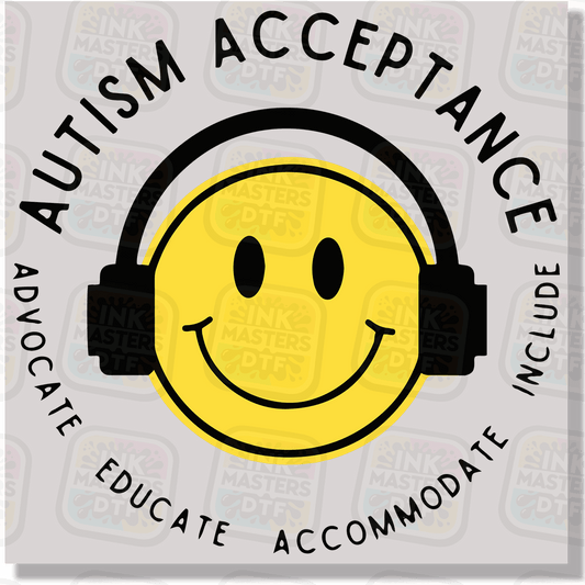 Autsim Acceptance DTF Transfer - Ink Masters DTF