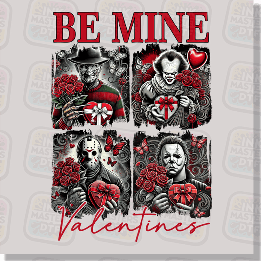 Be Mine Horror Valentine DTF Transfer - Ink Masters DTF