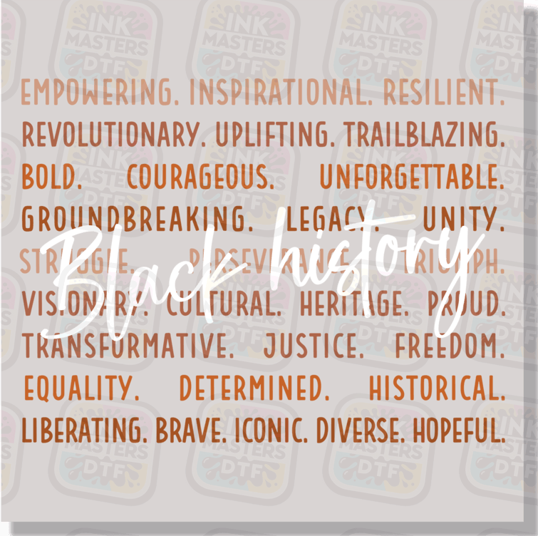 Black History Month DTF Transfer - Ink Masters DTF