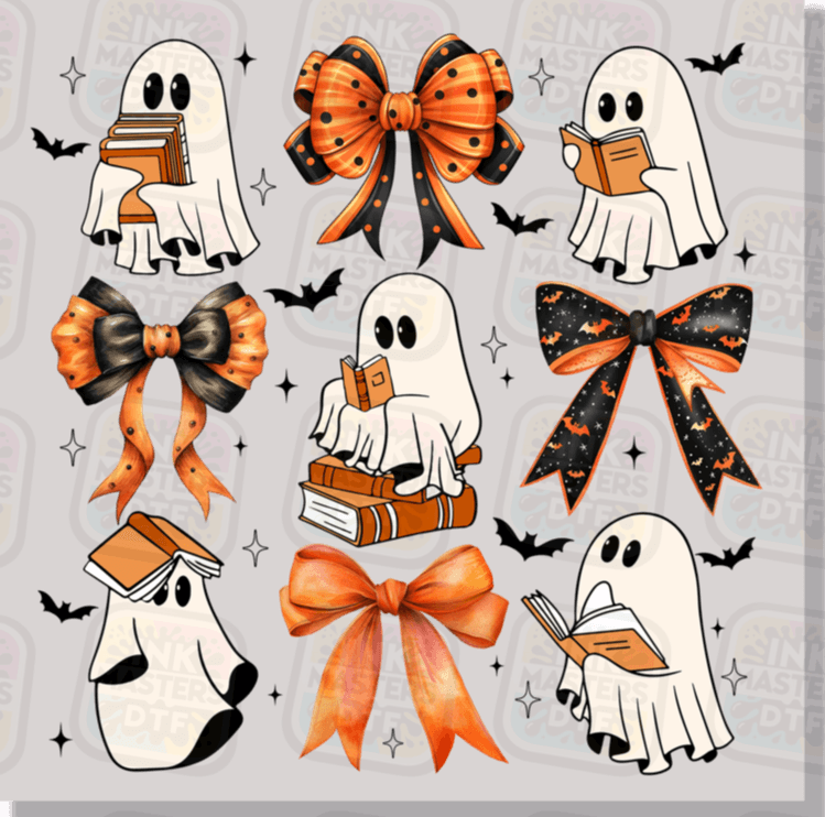 Boos Books Bows DTF Transfer - Ink Masters DTF