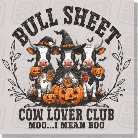 Bull Sheet Cow Lover Club DTF Transfer - Ink Masters DTF
