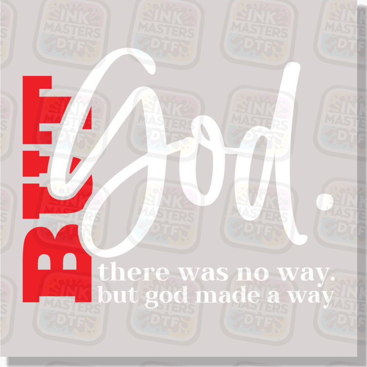 But God DTF Transfer - Ink Masters DTF