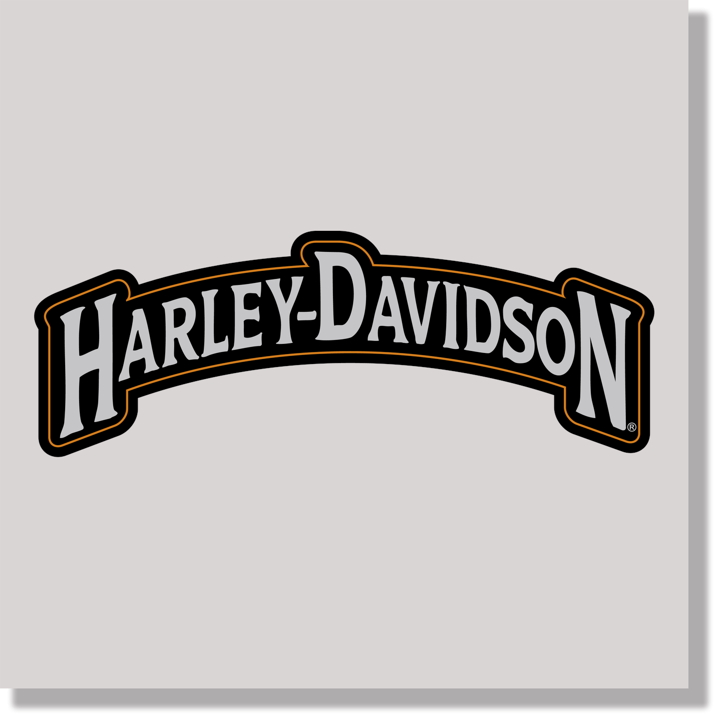 cars harley davidson banner logo DTF Transfer