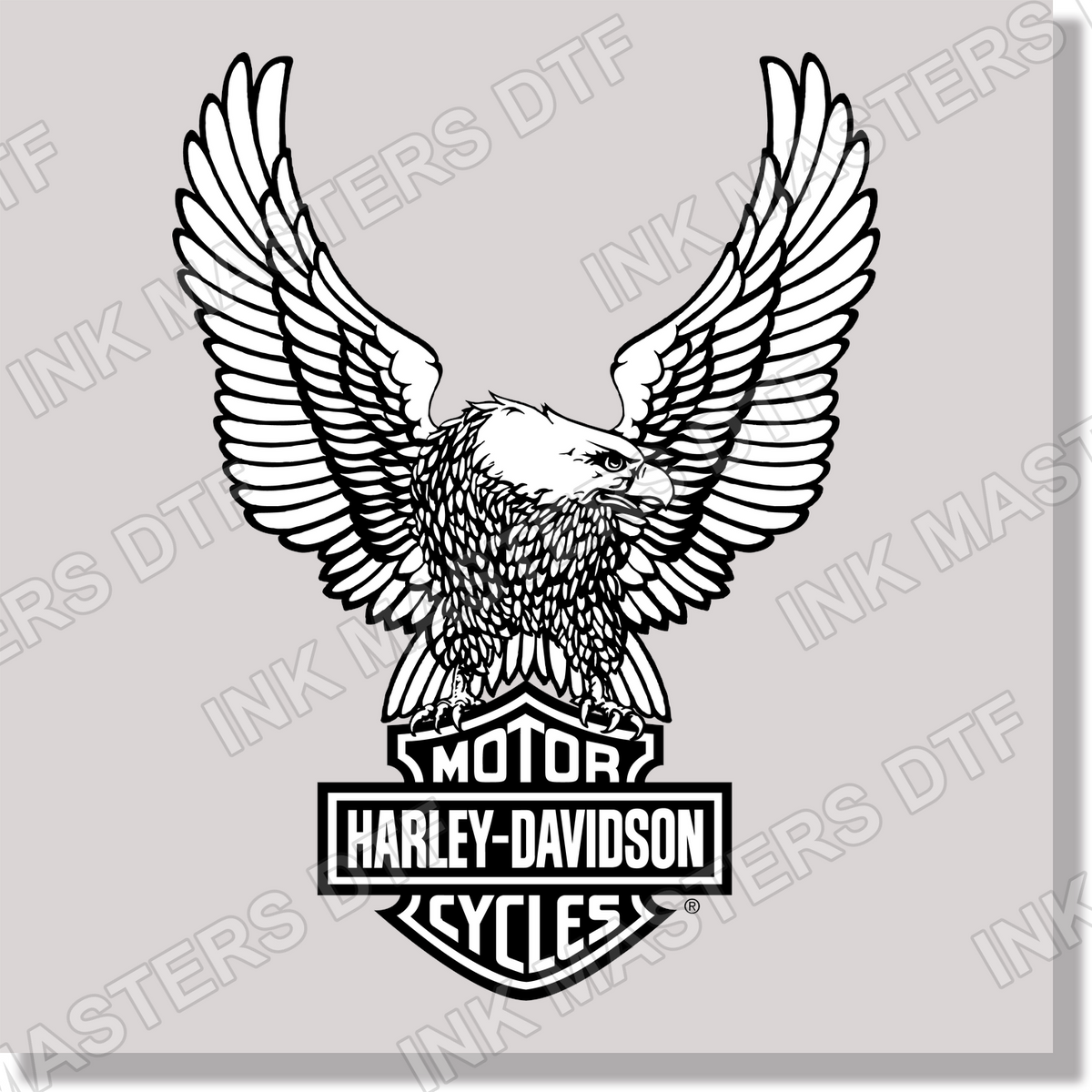 cars harley davidson eagle motor cycles DTF Transfer