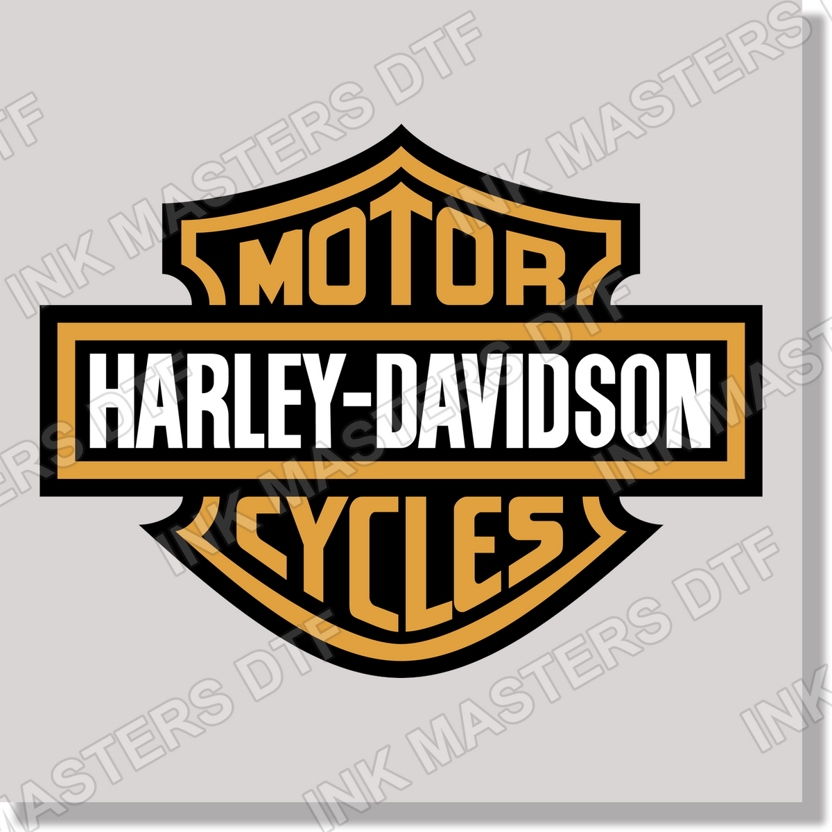 cars harley davidson motor cycles logo DTF Transfer