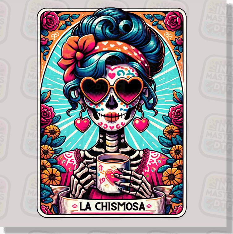 La Chismosa Tarot Card DTF Transfer - Ink Masters DTF