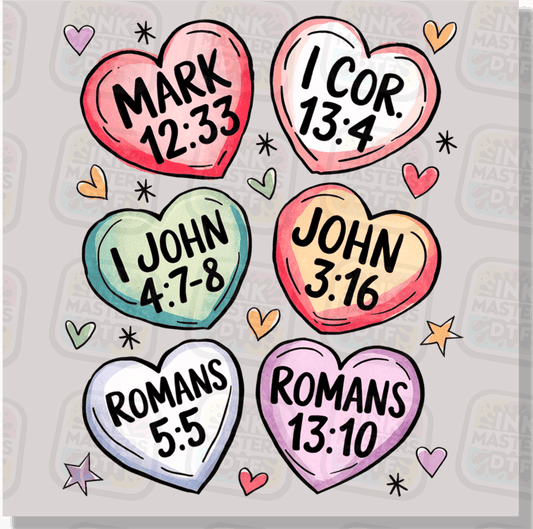 Christian Valentine Sweethearts DTF Transfer - Ink Masters DTF