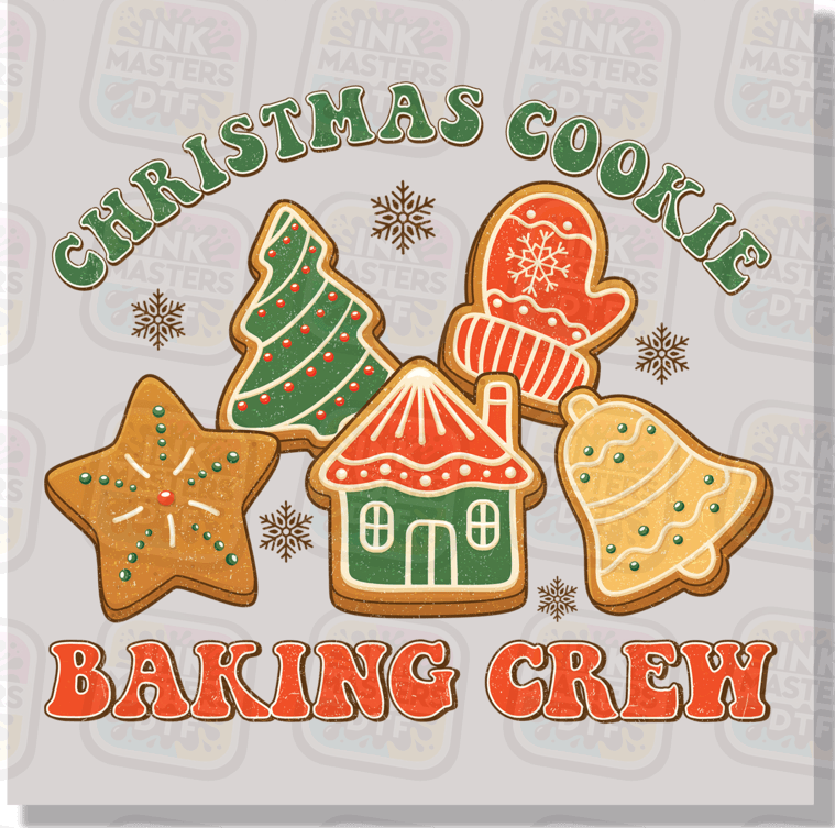 Christmas Cookie Baking Crew DTF Transfer - Ink Masters DTF