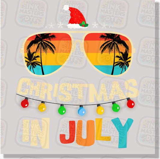 Christmas In July Shades DTF Transfer - Ink Masters DTF