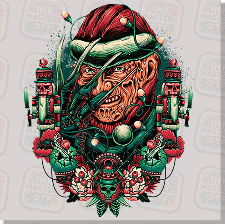 Christmas On Elm St DTF Transfer - Ink Masters DTF