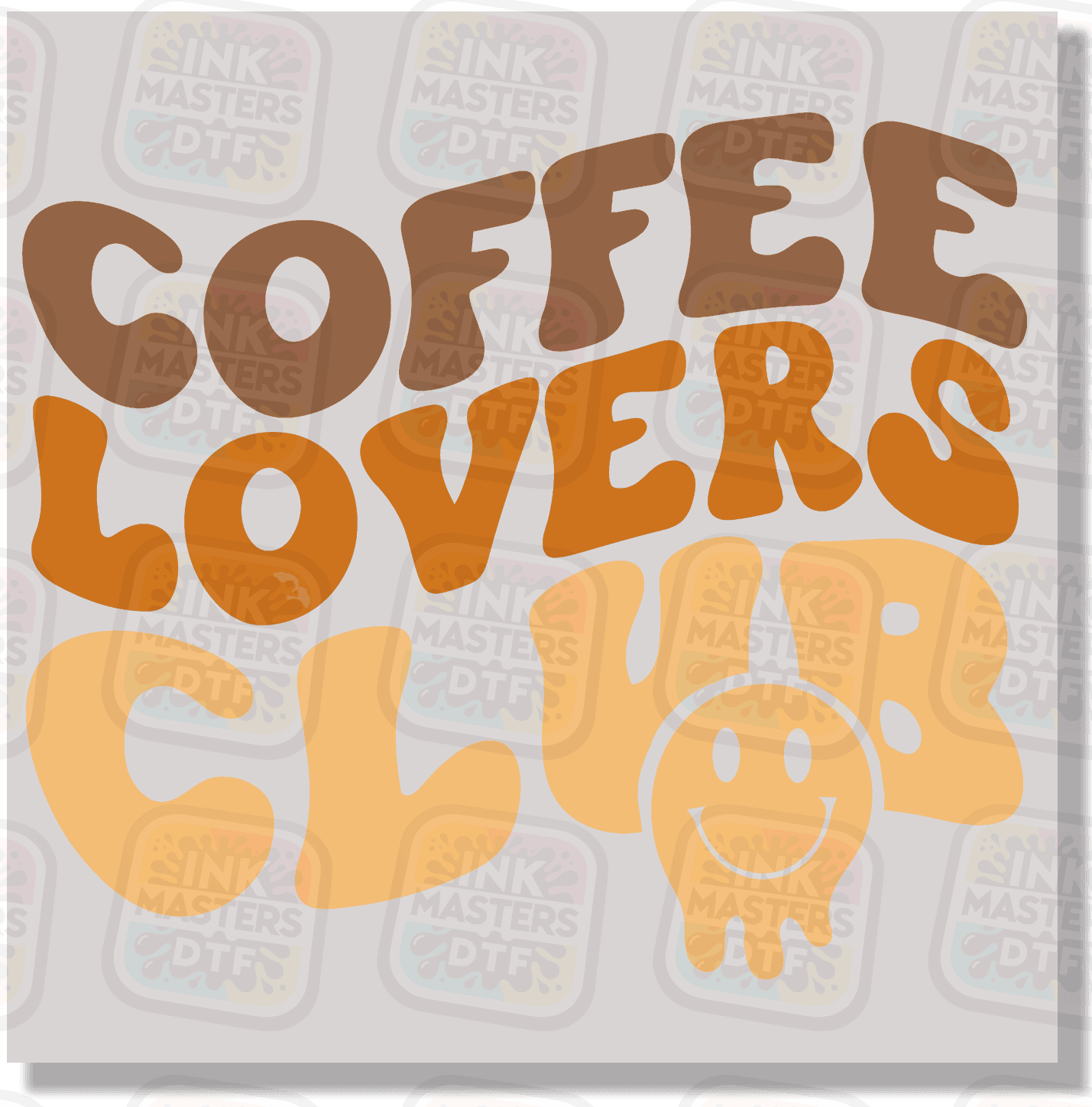 Coffee Lovers Club DTF Transfer - Ink Masters DTF