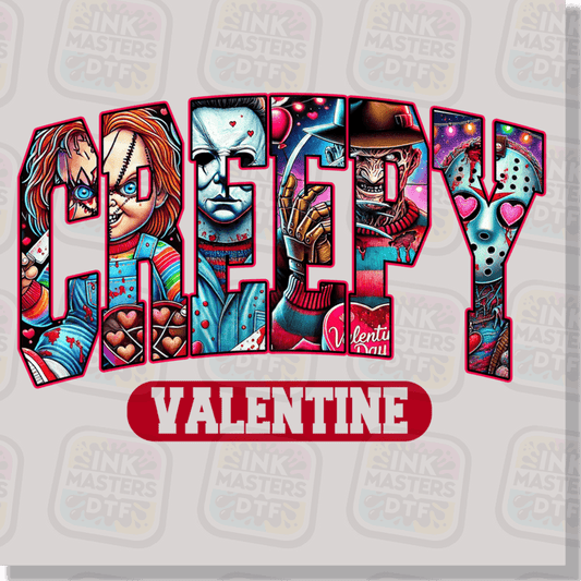 Creepy Valentine DTF Transfer - Ink Masters DTF