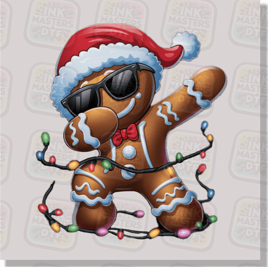 Dabbing Gingerbread Cookie DTF Transfer - Ink Masters DTF