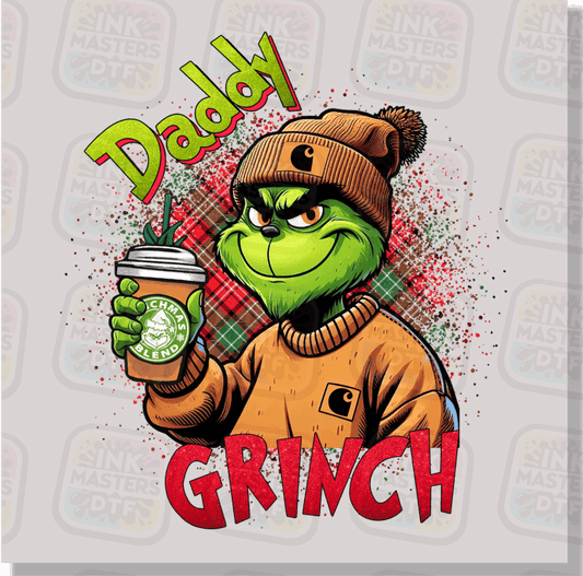 Daddy Christmas Monster DTF Transfer - Ink Masters DTF