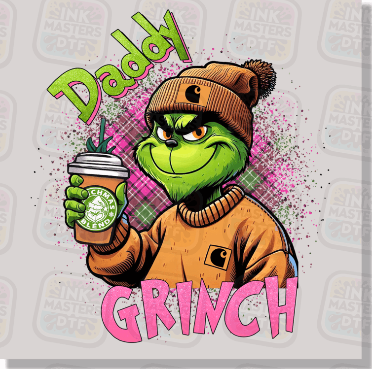 Daddy Christmas Monster DTF Transfer