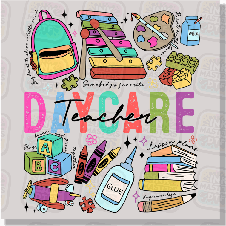 Daycare Teacher Stuff DTF Transfer - Ink Masters DTF