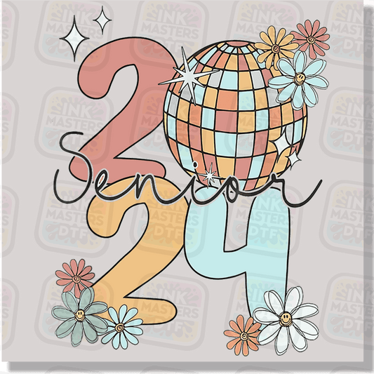 2024 Senior Disco DTF Transfer - Ink Masters DTF