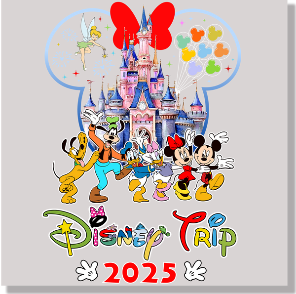 Disney Trip Conga Line 2025 DTF Transfer - Ink Masters DTF