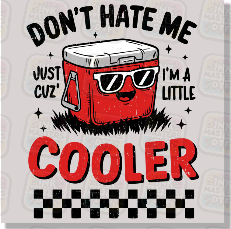 Don't Hate Me Cuz I'm Cooler Than You DTF Transfer