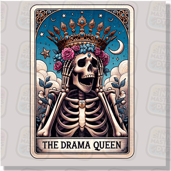 The Drama Queen Tarot Card DTF Transfer - Ink Masters DTF