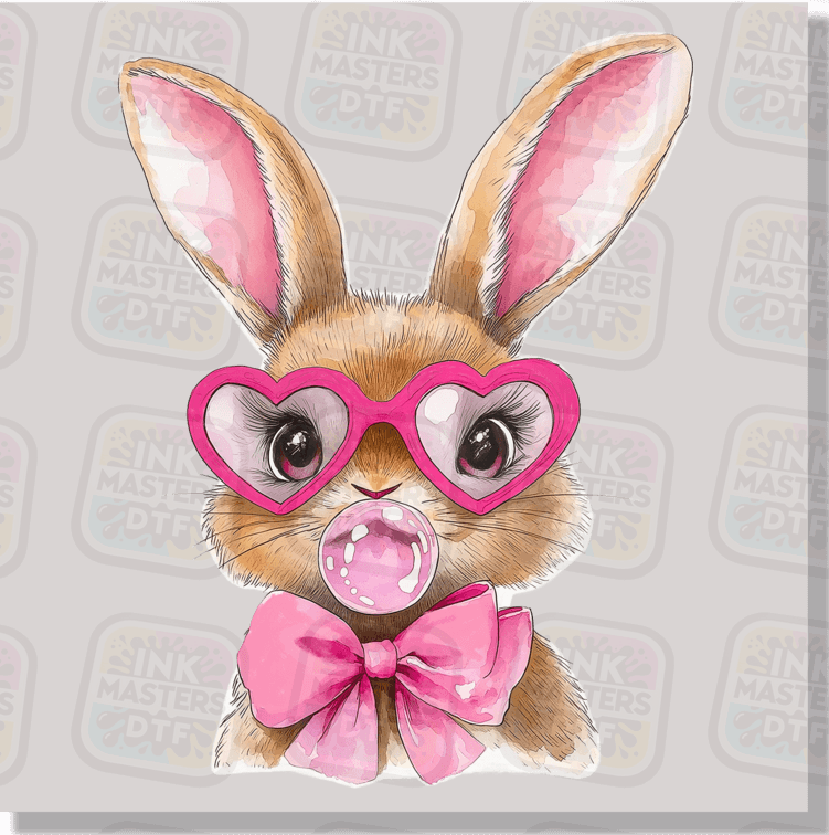 Easter Bunny Bubblegum DTF Transfer