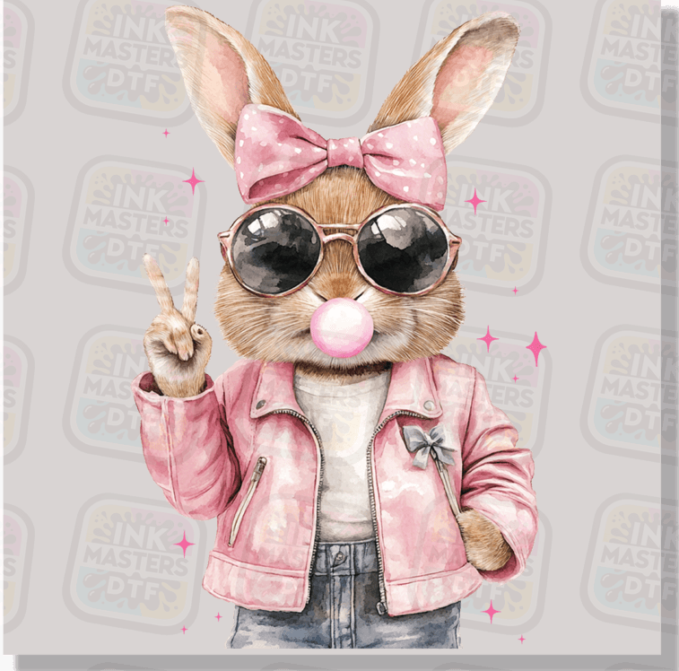 Easter Bunny Pink Jacket DTF Transfer - Ink Masters DTF
