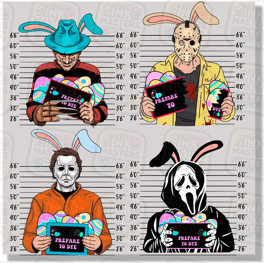 Easter Prepare To Dye Horror DTF Transfer - Ink Masters DTF