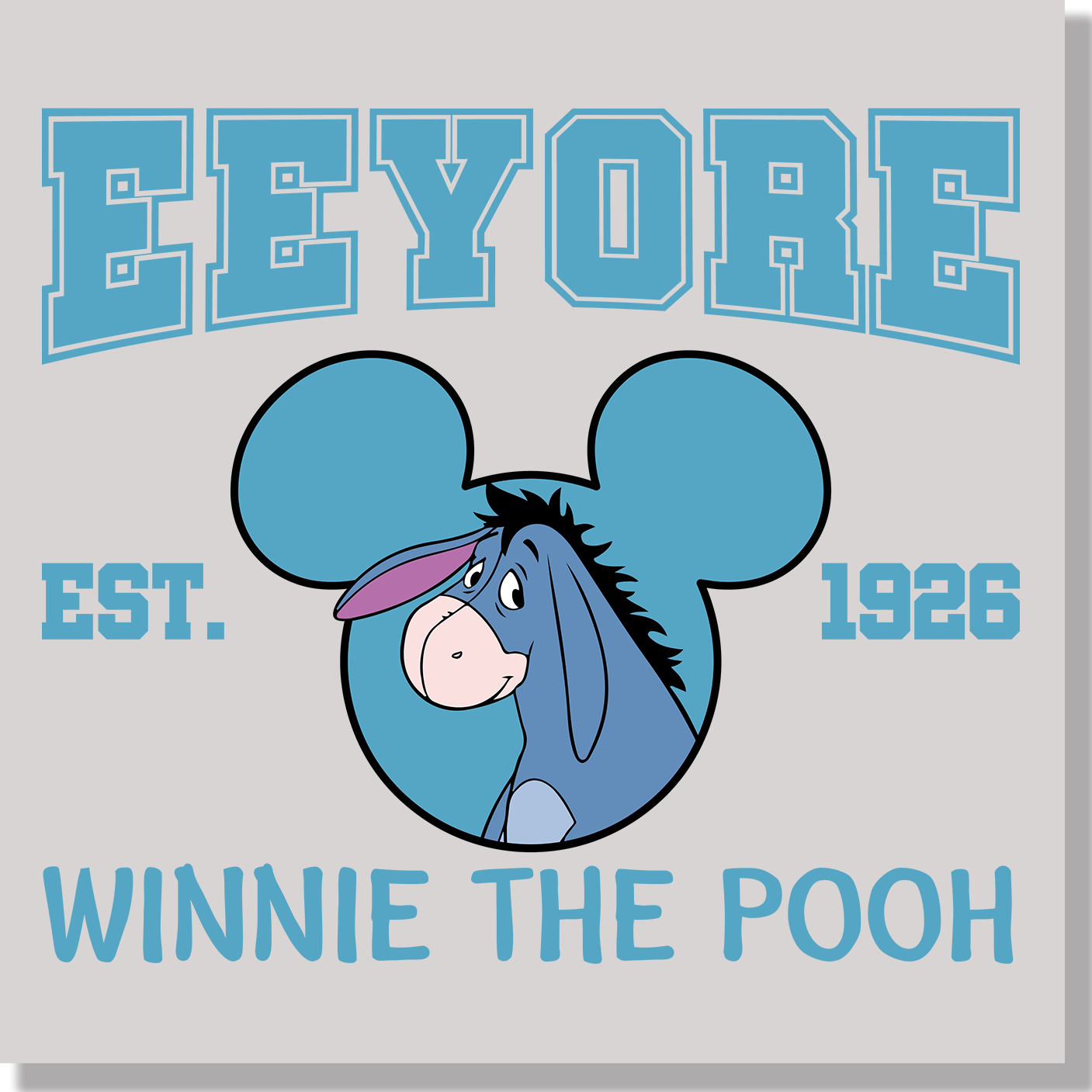 Eeyore Winnie The Pooh DTF Transfer
