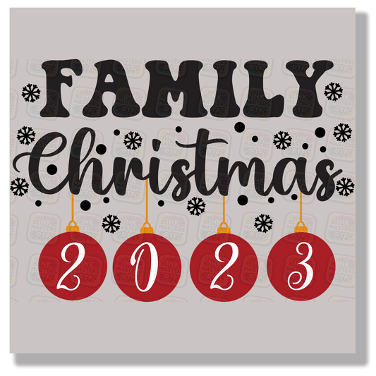 Family Christmas DTF Transfer - Ink Masters DTF