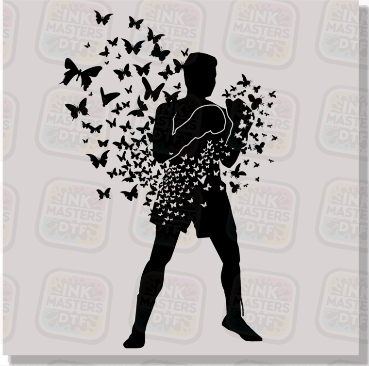 Float Like A Butterfly Sting Like A Bee DTF Transfer - Ink Masters DTF