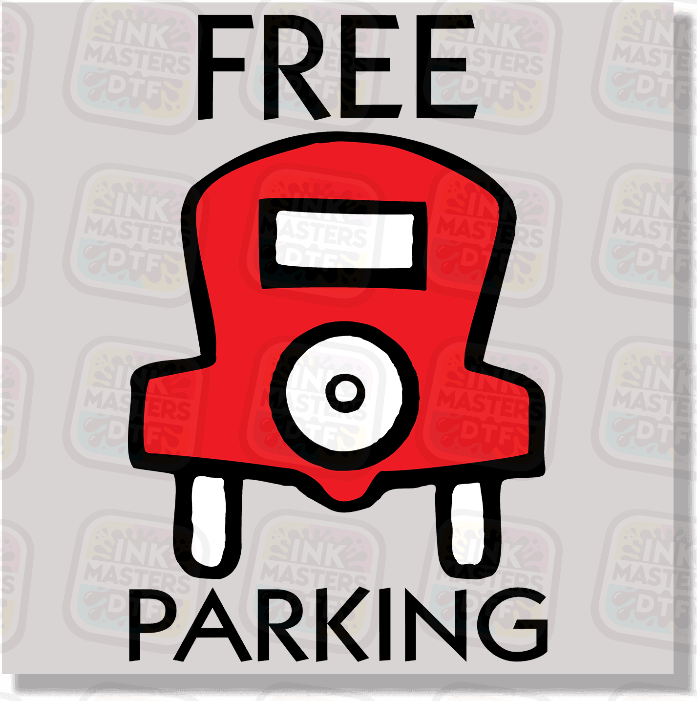 Free Parking DTF Transfer - Ink Masters DTF