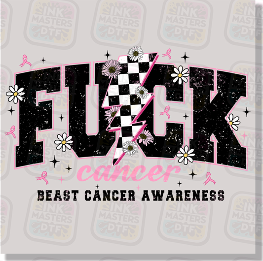 Fuck Breast Cancer DTF Transfer - Ink Masters DTF